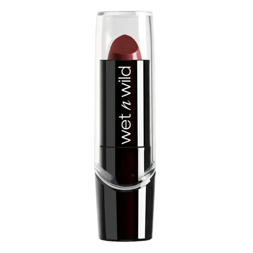Wet n Wild Silk Finish Lipstick C536A Dark Wine New Sealed